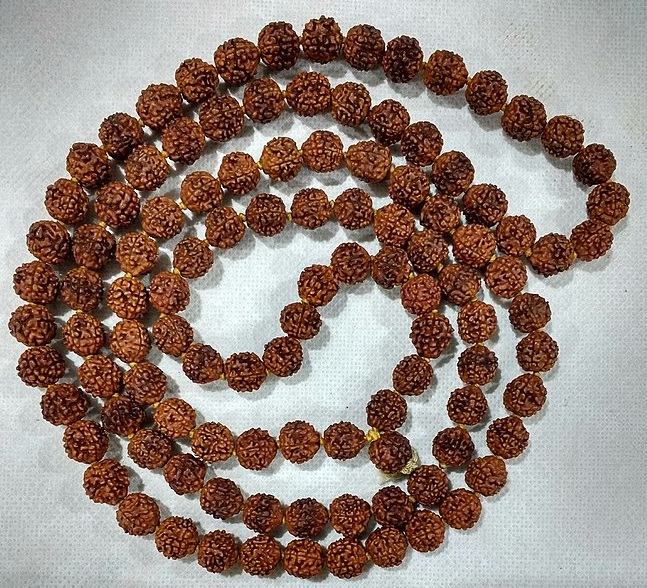 rudraksha bead necklace mala
